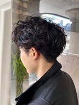 ワッカ(wacca)&nbsp;メンズ　スパイラルパーマ　ツイストパーマ　2ブロ