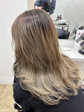 ネイビー(Navy) バレイヤージュ