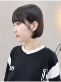 似合わせカットナチュラルボブメルティカラー髪質改善