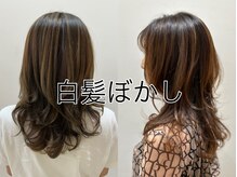 ヘアーライズ 池袋東口店(hair RISE)の雰囲気（白髪を馴染ませ自然な立体感を演出。上品でお洒落な仕上がりに！）