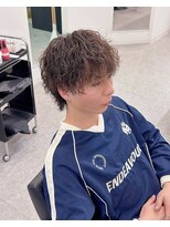 ブライト(BRIGHT)&nbsp;マッシュウルフツイストスパイラルパーマ