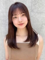 エトラ 渋谷店(etora)&nbsp;小顔 フェミニンロング メルティーカラー 似合わせカット"