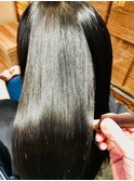髪質改善　　縮毛矯正ストレート