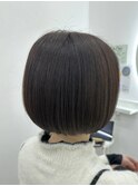 ブラウンベージュ/ベージュ/ブラウン/髪質改善/ボブ