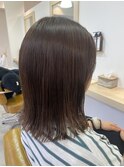 切りっぱなしボブ/大園芽依