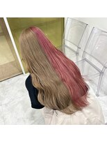 グロウ 渋谷(grow)&nbsp;ブリーチ1回でできるツートンカラー