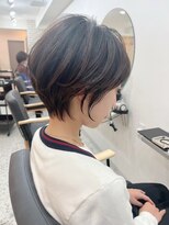 大人可愛いショートボブ