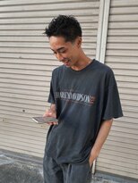 ハイセンス(HISENSE)&nbsp;メンズバーバーテーパーフェードスパイキーショート　【GIA】