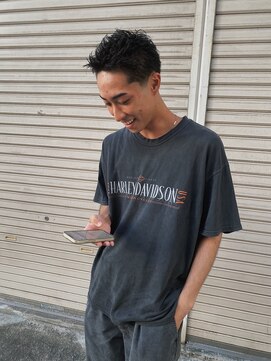 ハイセンス(HISENSE) メンズバーバーテーパーフェードスパイキーショート 【GIA】