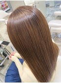 酸性ストレート×柔らかラベージュ