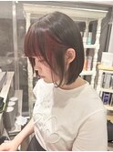 バングカラー×フェイスフレーミング