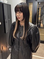 ラピス 福岡天神店(Lapis) ボブから作るエクステロング×イヤリングカラー