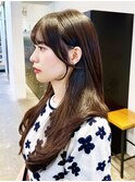 ロングおくれ毛顔周りレイヤー_ba521631