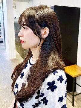 アイティーバイアルバム 下北沢店(IT by ALBUM) ロングおくれ毛顔周りレイヤー_ba521631