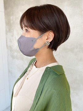 シオン(shion) ショート美髪前髪カットおくれ毛韓国ヘア_ba418392