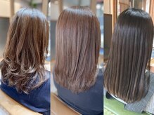 リノヘアー(lino hair)の雰囲気（クセを抑えてまとまりのあるヘアスタイルに♪）