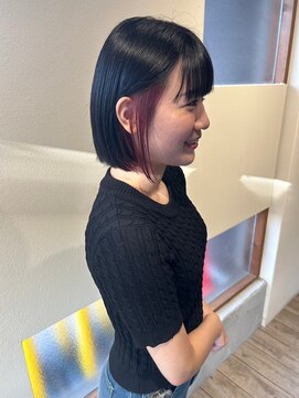 リムヘアーズボウグループ(Rim hairs BEAU group) 滋賀/守山/インナーカラー/ピンク