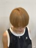 【理想のハイトーンへ】メンズカット+ダブルカラー ￥15345
