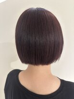 アヴァンスクロス あべのルシアス店(AVANCE.CROSS)&nbsp;ぱつっとボブ×ピンクラベンダー