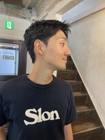 ビーバイエイトジェンツ(Bee by EIGHT GENTS)&nbsp;サーフカール/スパイキーショート/ブルーブラック/心斎橋