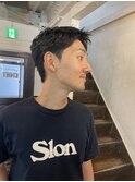 サーフカール/スパイキーショート/ブルーブラック/心斎橋