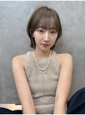  ブリーチなしカラー伸ばしかけヘア簡単スタイリング小顔ヘア