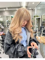 ウェーリング(Welring)&nbsp;ハイトーンベージュ　デザインカラー　フェイスフレーミング