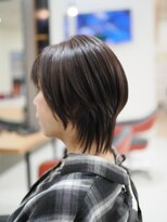 倶楽部ヘアーズ 醍醐本店(HAIR'S)&nbsp;大人女性にも似合う前下がりショートウルフ/30代/40代/醍醐/伏見