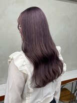 ニコ トウキョウ 渋谷(nico TOKYO)&nbsp;ダブルカラーチェリーレッドピンクブラウン韓国レイヤーロング