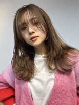 サンドイエナ 横浜店(sand yena)&nbsp;くびレイヤーボブルフネビージュ小顔ワンレンこなれミディ