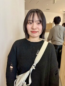 イノセントヘア(innocent.hair) 顔まわり短めボブ/小顔見せ