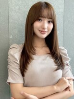 ハローバイシー 仙台(Hello by Sea)&nbsp;大人ガーリー×ダークアッシュ【似合わせカット/ロング】