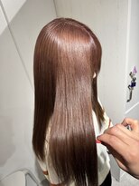 レヴリー(reverie)&nbsp;艶髪ダブルカラーピンクベージュ20代