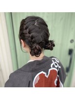 ヘアーレクスアリイ(Hair Lex Alii)&nbsp;編み込みツイン/お祭りセット/ヘアアレンジ