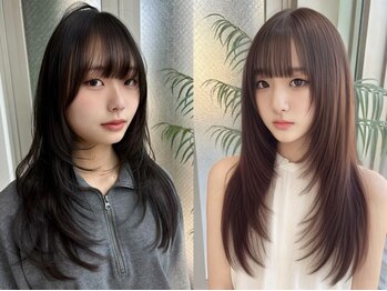 ディーバ 池袋東口(D.I.E.V.A)の写真/【池袋駅1分★21時半迄】韓国へアx小顔見せ抜群◎朝3分で可愛いが完成する再現性No.1カットx髪質改善♪