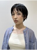 前髪あり大人小顔ショートパーマ/30代40代50代/岡野亘希