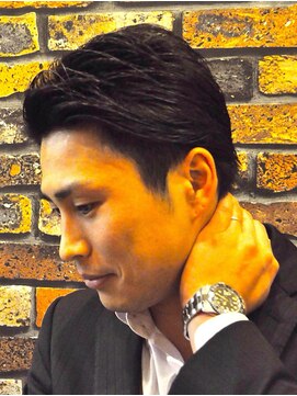 ヒロギンザ 五反田店(HIRO GINZA) ナチュラルバック【五反田】<理容室/メンズ/ショート/個室>