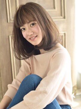 ケーツー心斎橋 クイーンズガーデン バイ ケーツー(K two QUEEN'S GARDEN by K two) ナチュラルタンバルモリボブ/心斎橋&難波&なんば