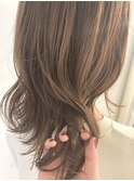 透けるカラー×ミルクティーベージュ
