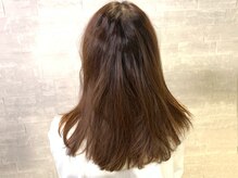 《Ｂｅｆｏｒｅ》　自然に仕上がる縮毛矯正　実際にかけた画像〔自由が丘・縮毛矯正・奥沢〕