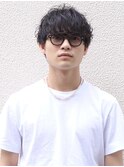 テテ風韓国マッシュパーマ