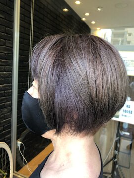 リベア トウキョウ 東大島店(Rever Tokyo) ショートボブ/マロンベージュ/Aライン/かきあげ東大島/東大島駅