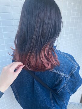 オーシャン(Ocean) ［OCEAN Hair&Life 水田成美］☆冬カラー☆デザイン/裾カラー