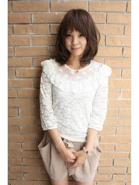 トゥーリ 長崎住吉店(tuuli) 大人可愛い20代30代40代黒髪前下がりひし形小顔ボブ丸みショート