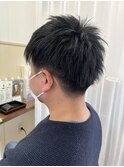 《見附　今町》メンズ　黒髪　ツーブロ　刈り上げ