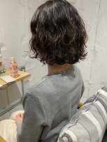 コフィー バイ メルト 吉祥寺(cofy by melt)&nbsp;【三ツ井純】20代30代癖毛風パーマ無造作ボブパーマ 波ウェーブ