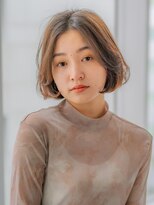 アグ ヘアー ビヨンド 戸塚店(Agu hair beyond) 大人可愛い韓国風カーテンバングボブ　20代30代40代　3