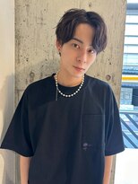 ルービック 和歌山(Rubik's)&nbsp;波巻き束感ツーブロックマッシュセンターパート