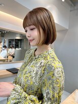 アイトーキョーエス 渋谷(AI TOKYO S)&nbsp;斜めバング/シルキーベージュ/ブラントカット[渋谷駅]