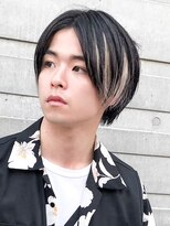 エルマーク 梅田(L-MARK)&nbsp;シースルーマッシュブリーチダブルカラーフェイスフレーミング